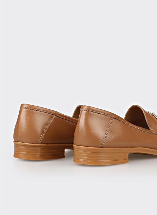 Naturel Deri Kadın Günlük Ayakkabı - Görsel 6