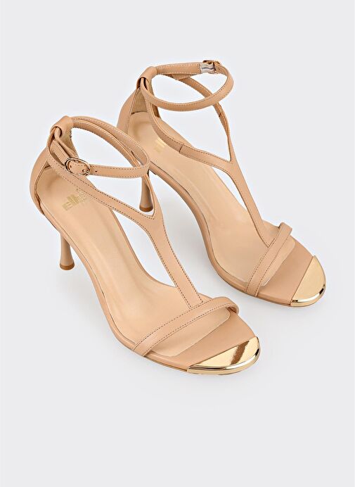 Naturel Deri Kadın Sandalet - Görsel 3