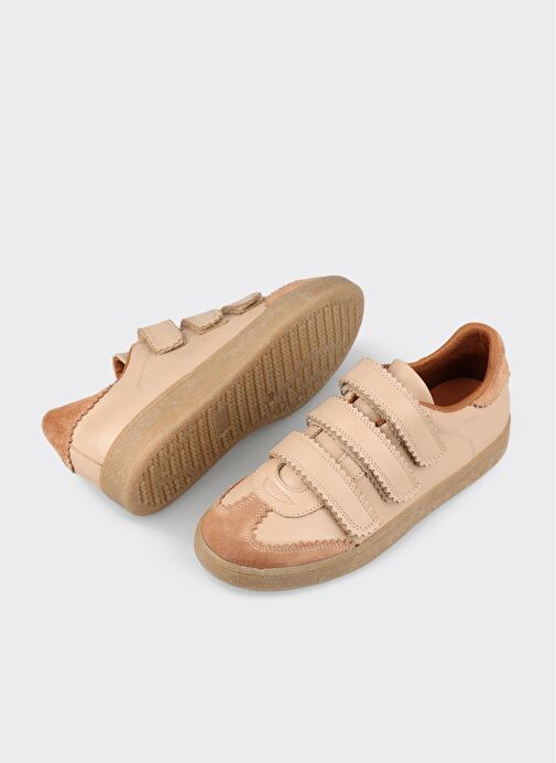 Naturel Deri Kadın Spor Ayakkabı - Görsel 4