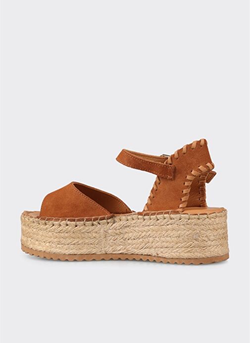 Taba Deri Kadın Sandalet - Görsel 8