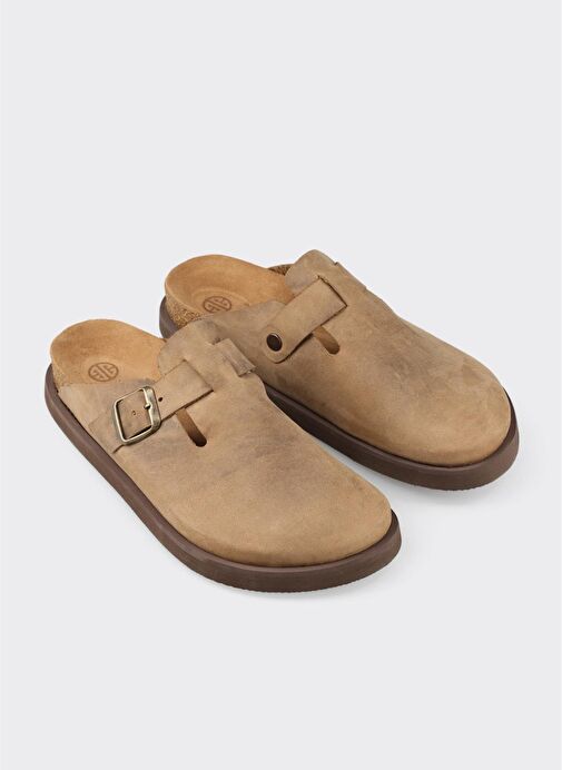 Vizon Deri Erkek Terlik - Görsel 3