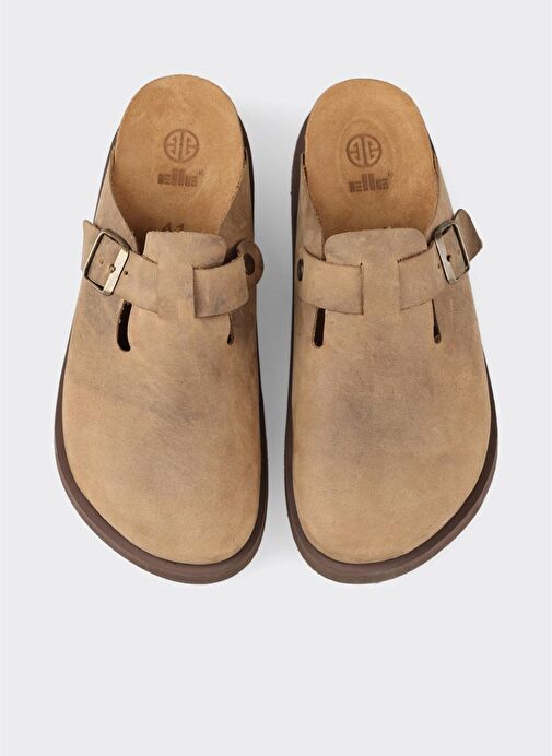 Vizon Deri Erkek Terlik - Görsel 5