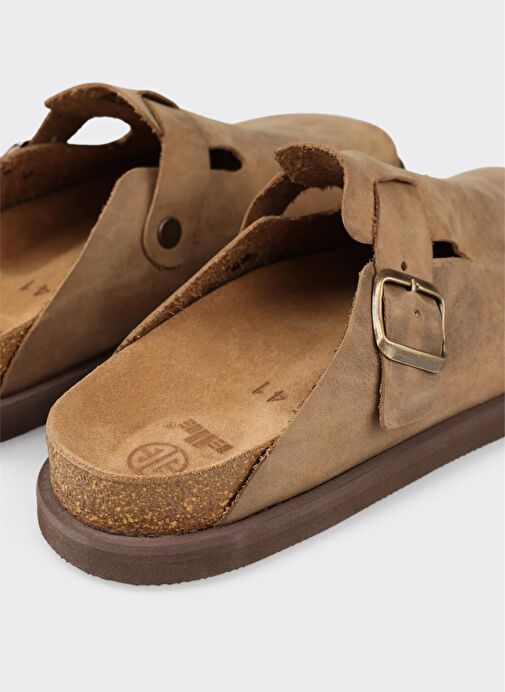 Vizon Deri Erkek Terlik - Görsel 6