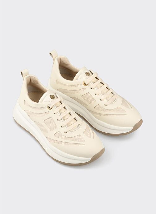 Bej Kadın Spor Ayakkabı - Görsel 3
