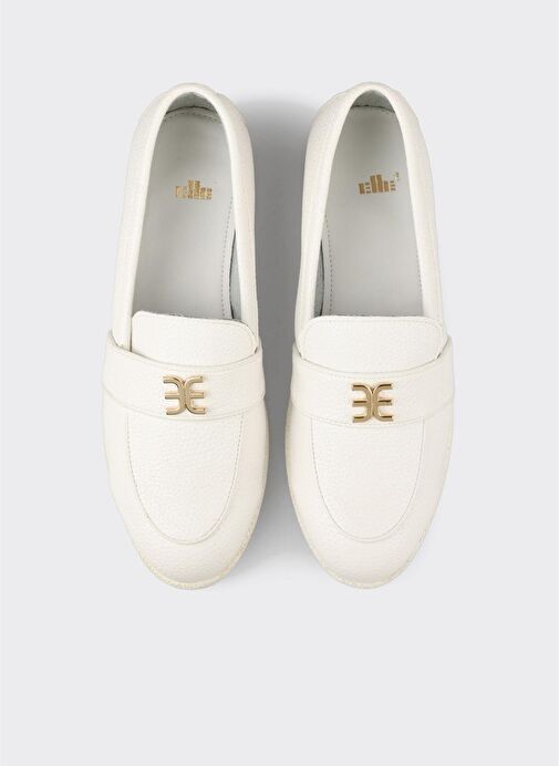 Beyaz Kadın Günlük Ayakkabı - Görsel 5