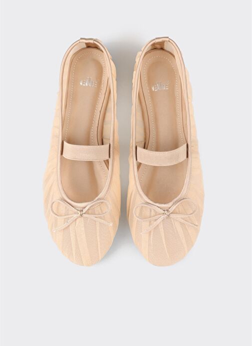 Bej Kadın Günlük Ayakkabı - Görsel 5