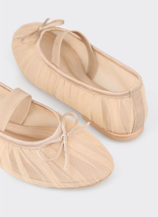 Bej Kadın Günlük Ayakkabı - Görsel 6