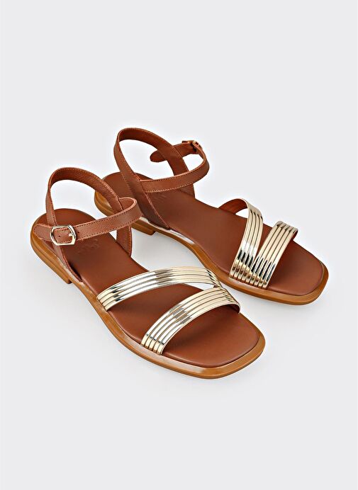 Taba Kadın Sandalet - Görsel 3