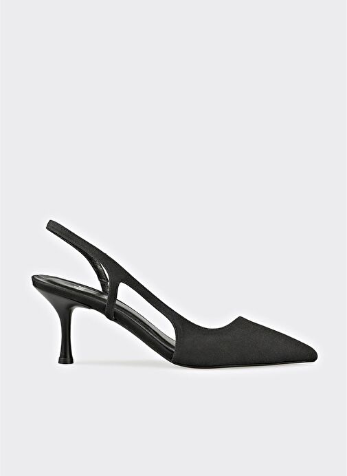 Siyah Kadın Topuklu Ayakkabı - Görsel 2