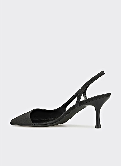Siyah Kadın Topuklu Ayakkabı - Görsel 4