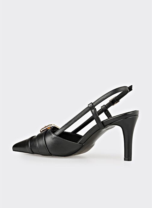 Siyah Kadın Topuklu Ayakkabı - Görsel 4