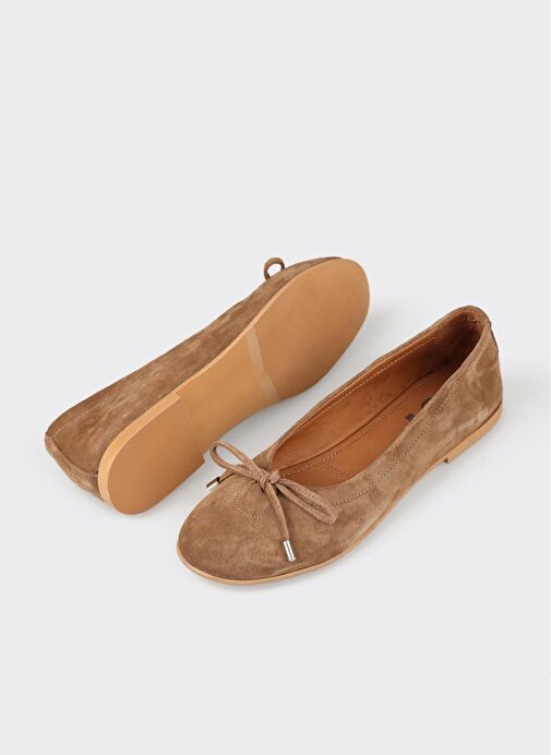 Naturel Deri Kadın Günlük Ayakkabı - Görsel 4