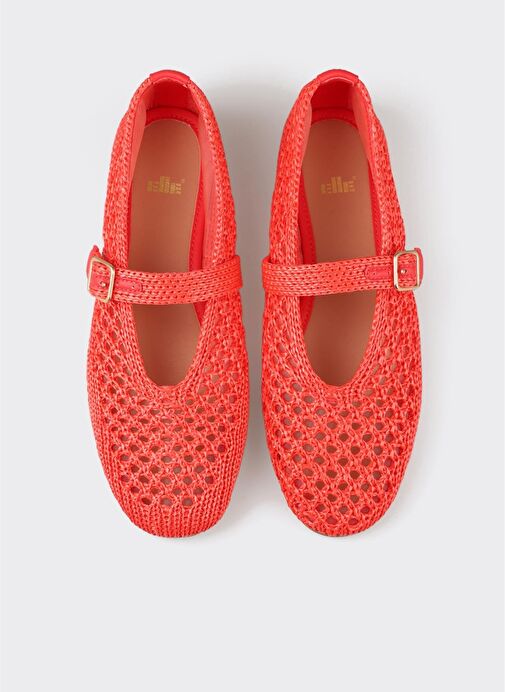 Kırmızı Kadın Günlük Ayakkabı - Görsel 5