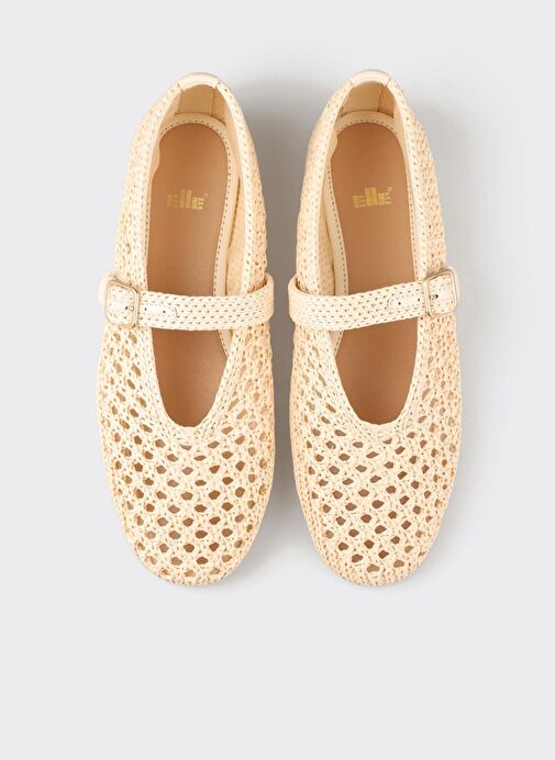 Bej Kadın Günlük Ayakkabı - Görsel 5