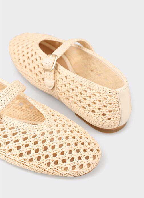 Bej Kadın Günlük Ayakkabı - Görsel 6