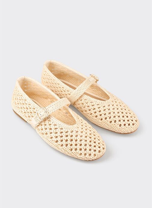 Bej Kadın Günlük Ayakkabı - Görsel 3