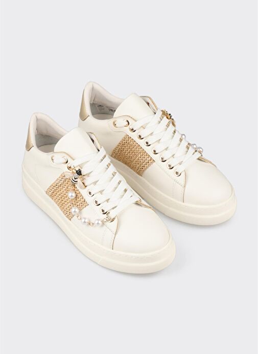 Beyaz Kadın Spor Ayakkabı - Görsel 3