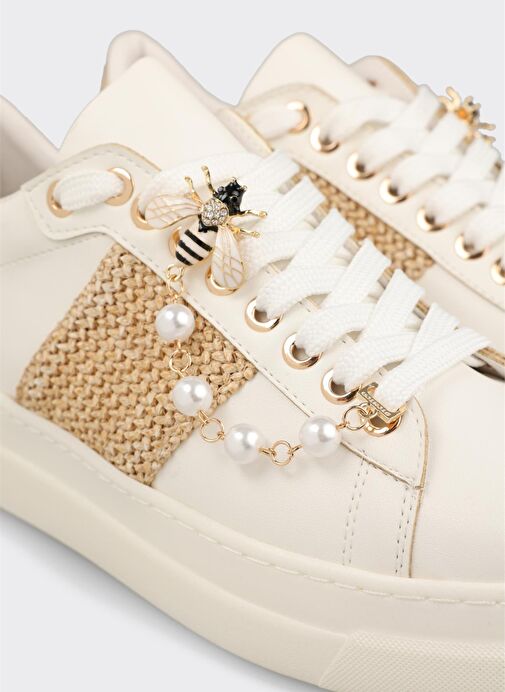 Beyaz Kadın Spor Ayakkabı - Görsel 6