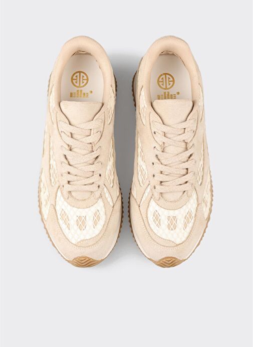 Bej Kadın Spor Ayakkabı - Görsel 5
