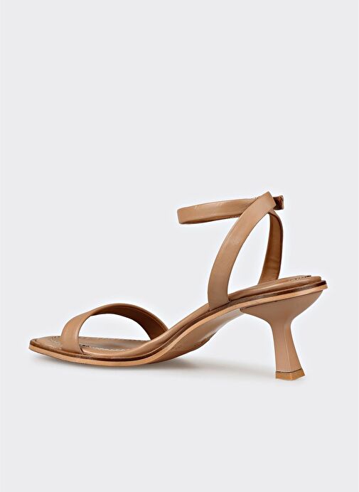 Naturel Deri Kadın Sandalet - Görsel 4