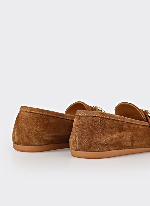 Taba Deri Kadın Günlük Ayakkabı - Görsel 6