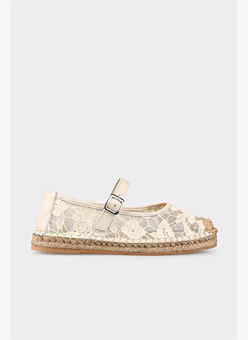 Ekru Kadın Espadril - Görsel 3