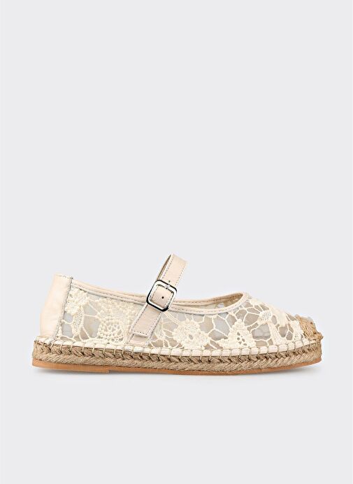 Ekru Kadın Espadril - Görsel 4