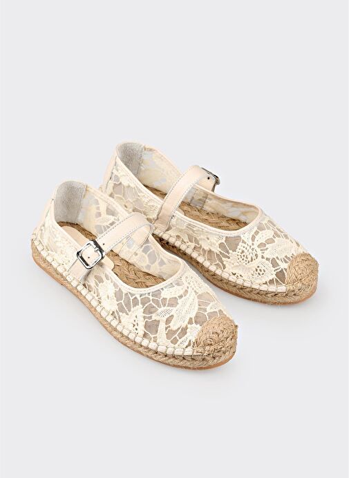 Ekru Kadın Espadril - Görsel 2
