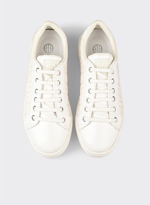 Beyaz Kadın Spor Ayakkabı - Görsel 5