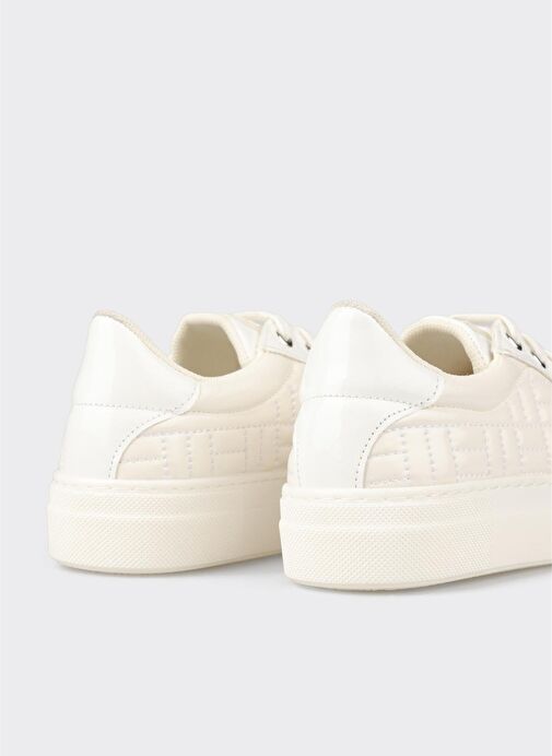 Beyaz Kadın Spor Ayakkabı - Görsel 6