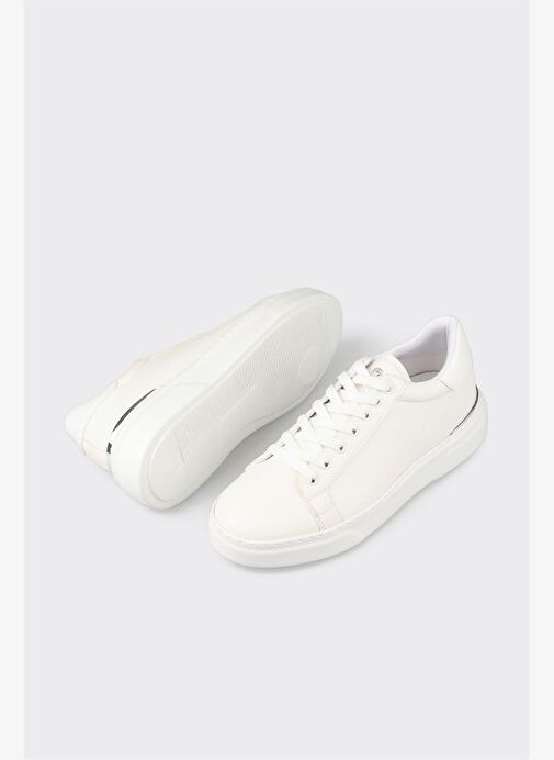 Beyaz Erkek Spor Ayakkabı - Görsel 6