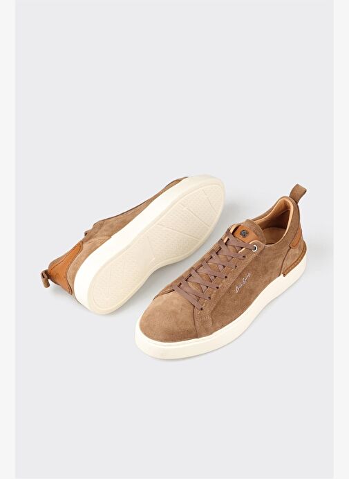 Taba Deri Erkek Günlük Ayakkabı - Görsel 4