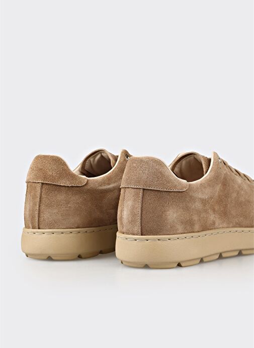 Bej Deri Erkek Günlük Ayakkabı - Görsel 9