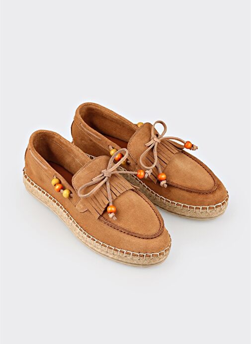 Naturel Deri Kadın Günlük Ayakkabı - Görsel 3