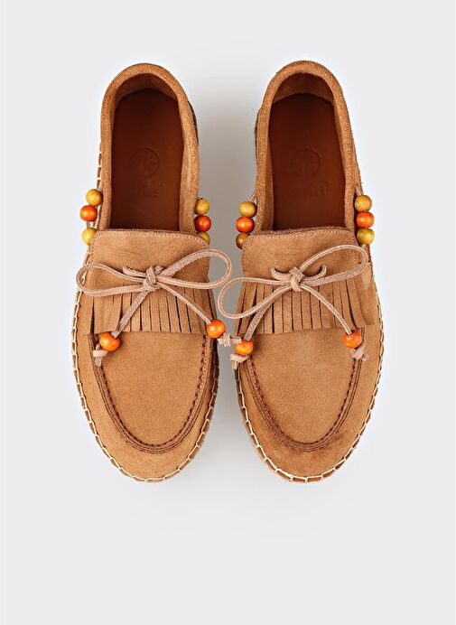 Naturel Deri Kadın Günlük Ayakkabı - Görsel 5