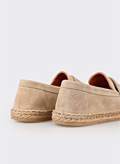 Bej Deri Erkek Günlük Ayakkabı - Görsel 6