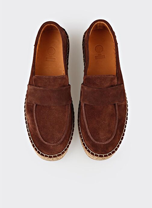 Kahve Deri Erkek Günlük Ayakkabı - Görsel 5