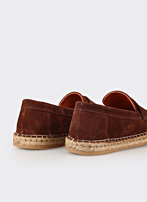 Kahve Deri Erkek Günlük Ayakkabı - Görsel 6