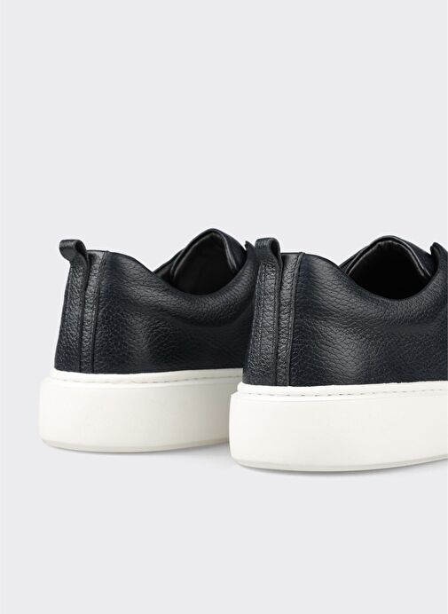 Lacivert Deri Erkek Günlük Ayakkabı - Görsel 6