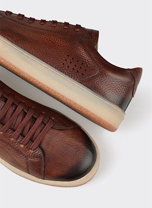 Taba Deri Erkek Spor Ayakkabı - Görsel 6