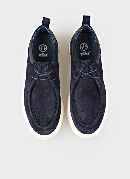 Lacivert Deri Erkek Günlük Ayakkabı - Görsel 5