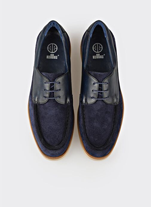 Lacivert Deri Erkek Günlük Ayakkabı - Görsel 5