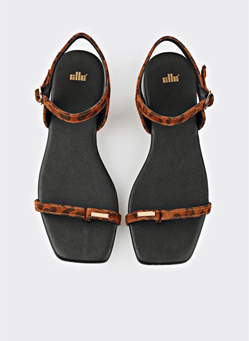 Taba Deri Kadın Sandalet - Görsel 5