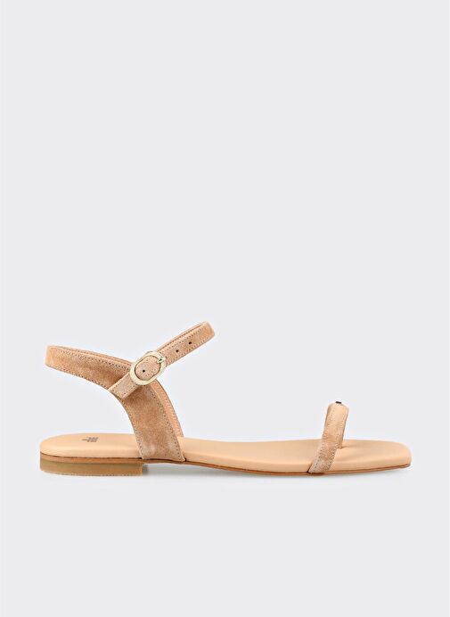 Naturel Deri Kadın Sandalet - Görsel 2