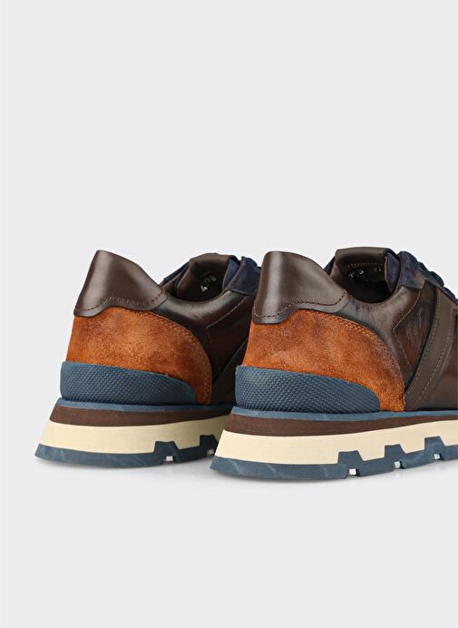 Lacivert Deri Erkek Spor Ayakkabı - Görsel 6