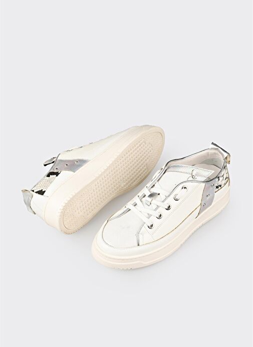 Beyaz Kadın Spor Ayakkabı - Görsel 4