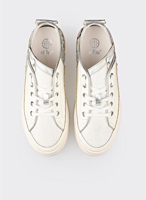 Beyaz Kadın Spor Ayakkabı - Görsel 5