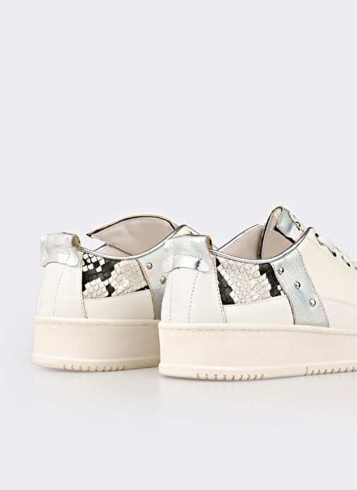 Beyaz Kadın Spor Ayakkabı - Görsel 6