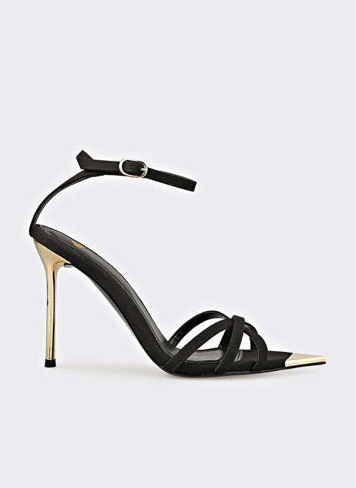 Siyah Kadın Topuklu Ayakkabı - Görsel 2