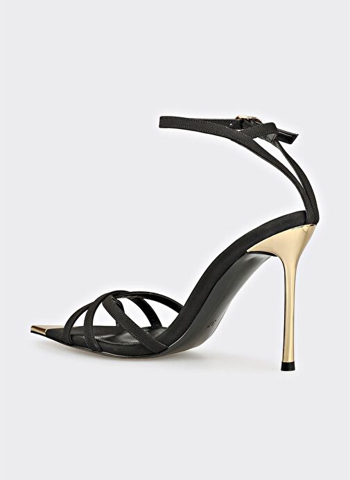 Siyah Kadın Topuklu Ayakkabı - Görsel 4